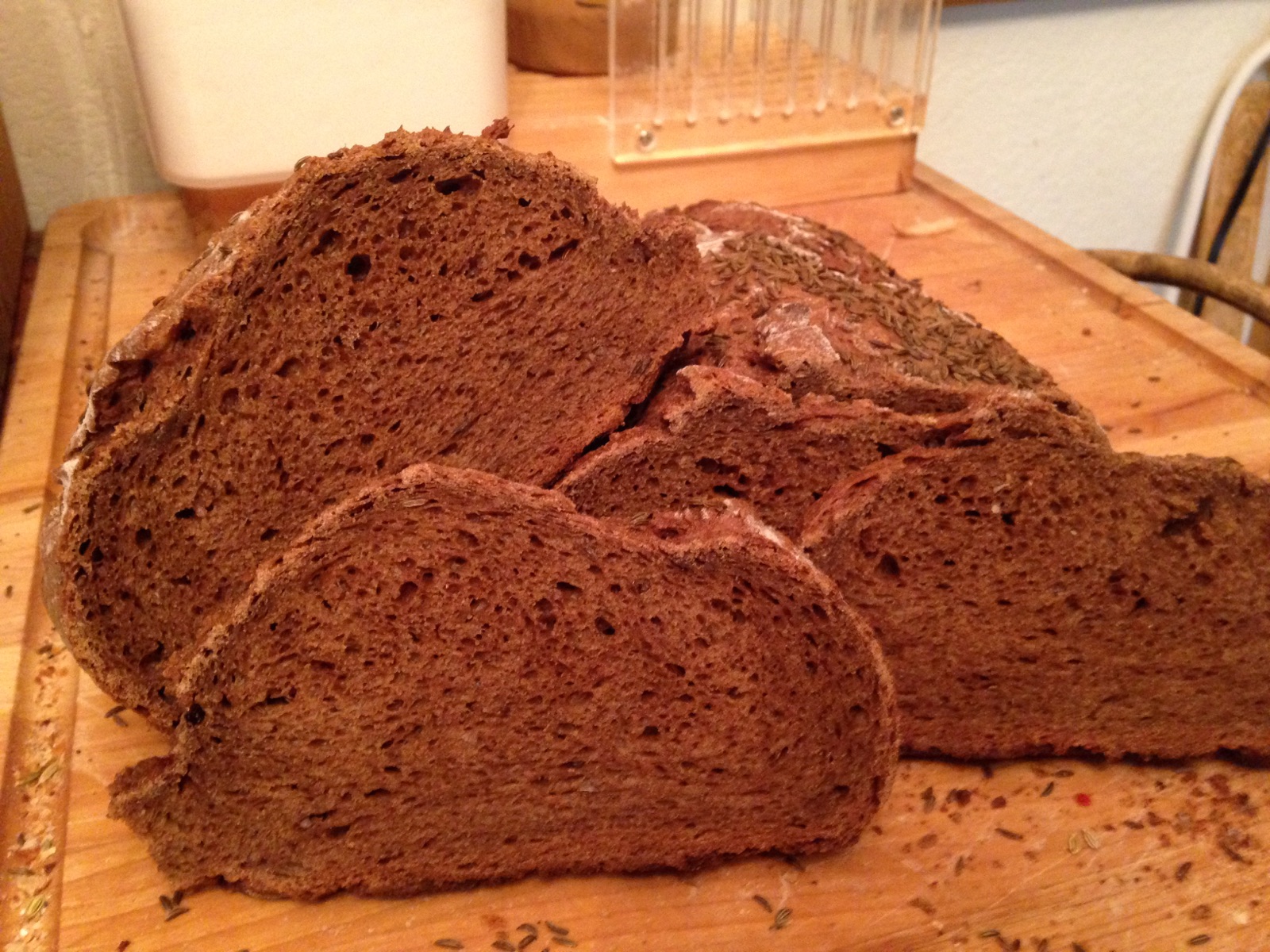 We 3 gmas made Pumpernickel Bread The Fresh Loaf